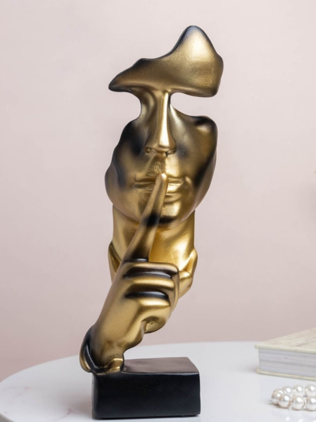 

Nestasia Gold-Toned Modern Art Showpieces