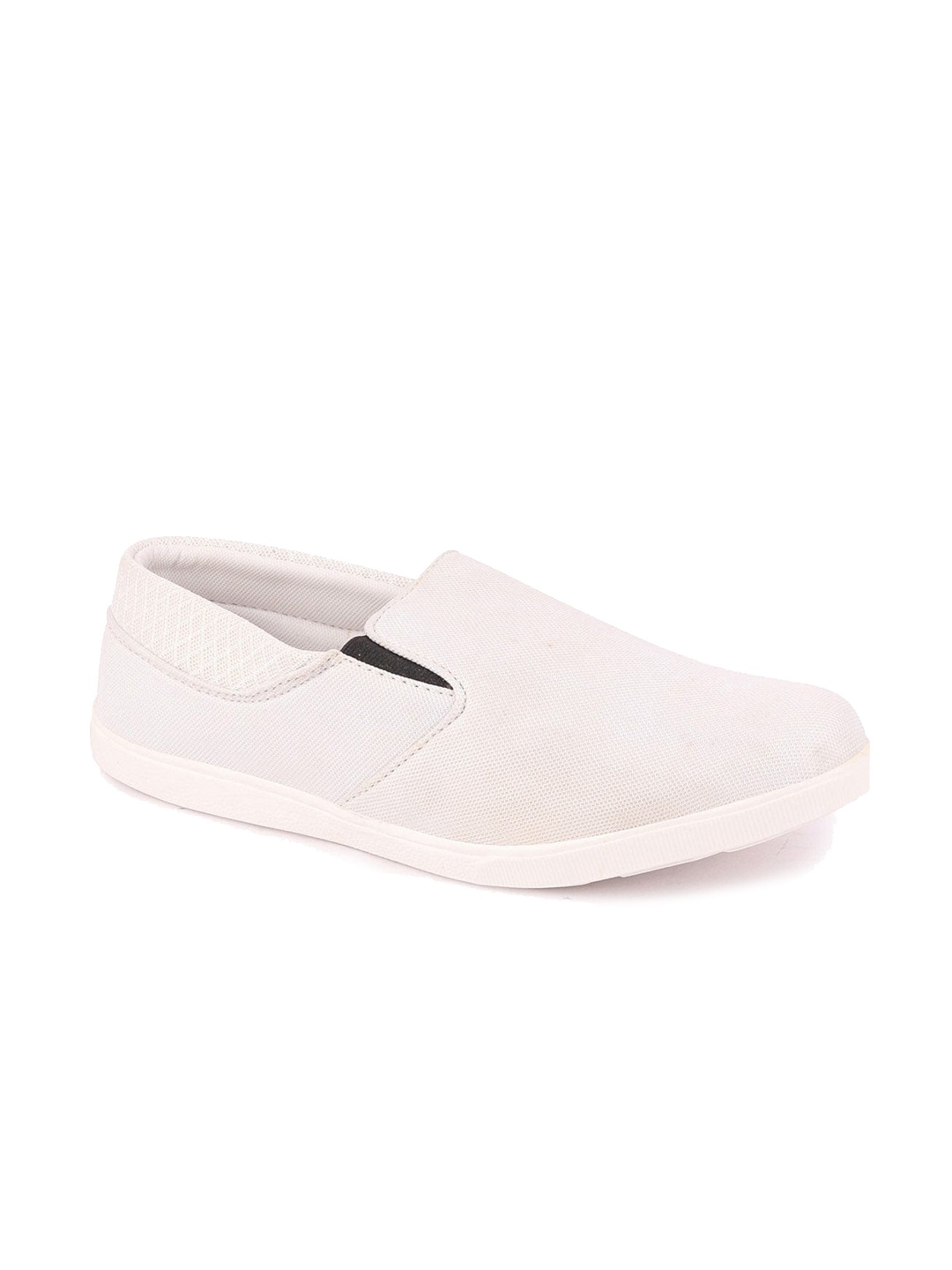 

FAUSTO Men White Slip-On Sneakers