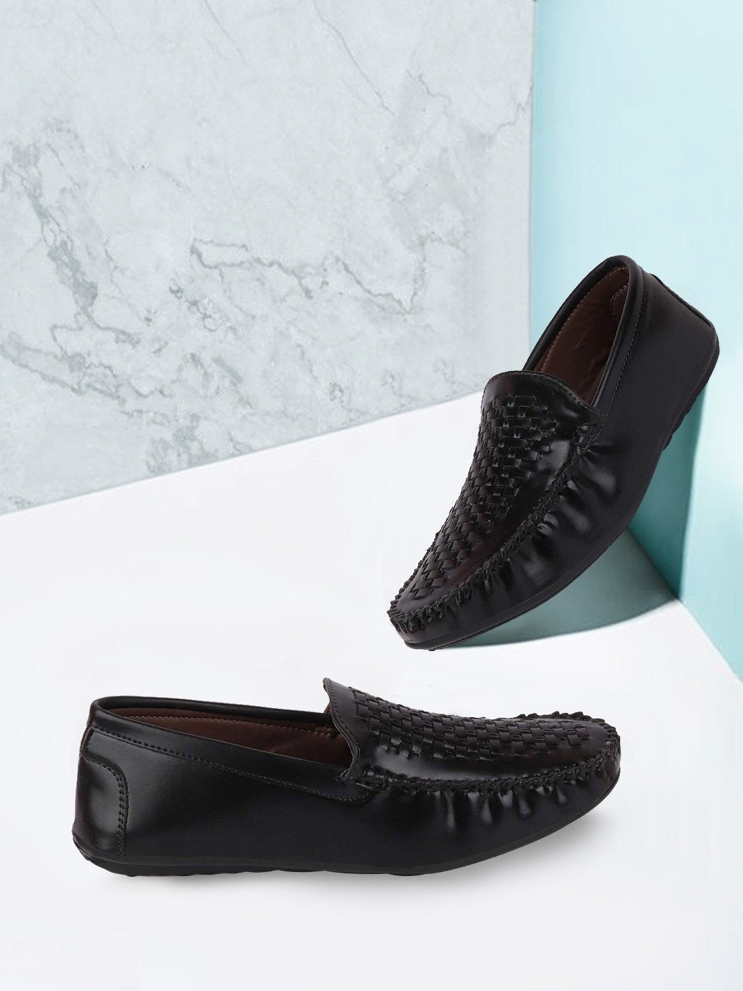 

FAUSTO Men Black Loafers