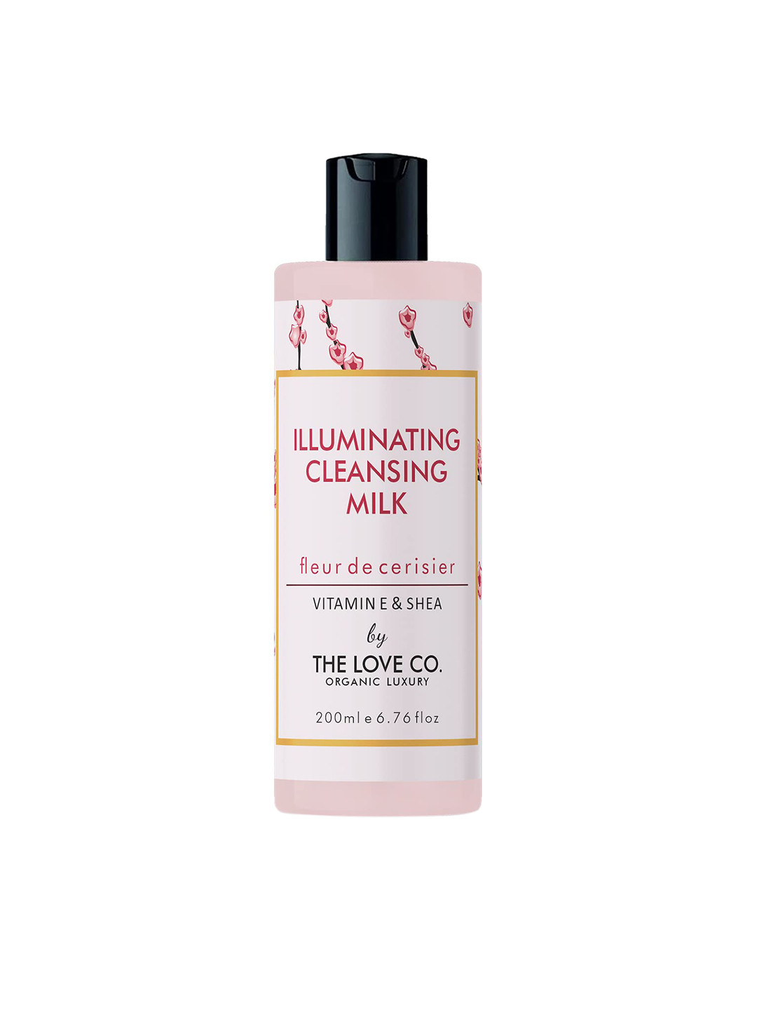 

THE LOVE CO. Cherry Blossom Cleansing Milk Face Cleanser & Makeup Remover 200ml, Na
