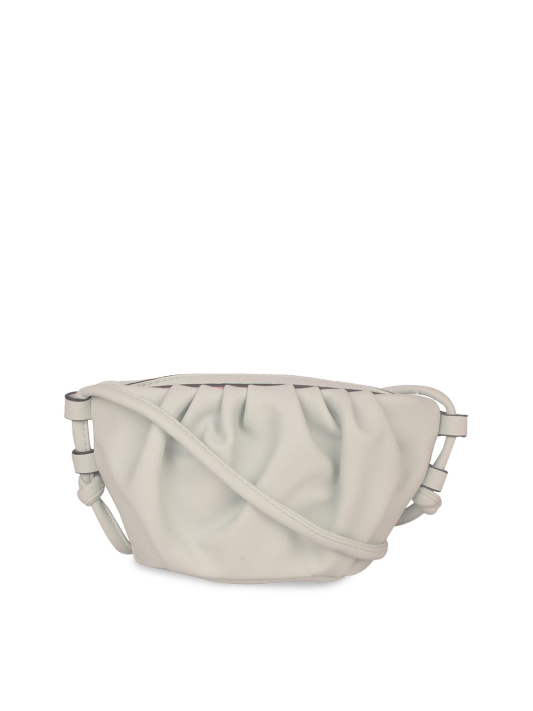 

Bagkok Blue PU Oversized Half Moon Sling Bag