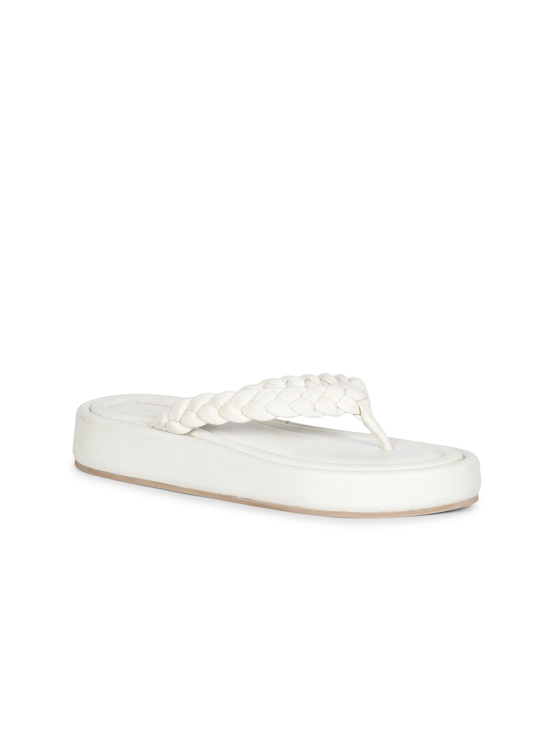 

Saint G Women White Woven Design Sliders