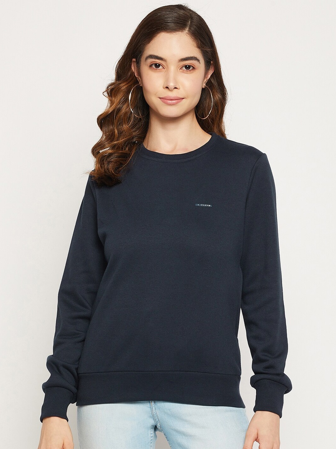 

Okane Women Navy Blue Pullover Sweatshirt