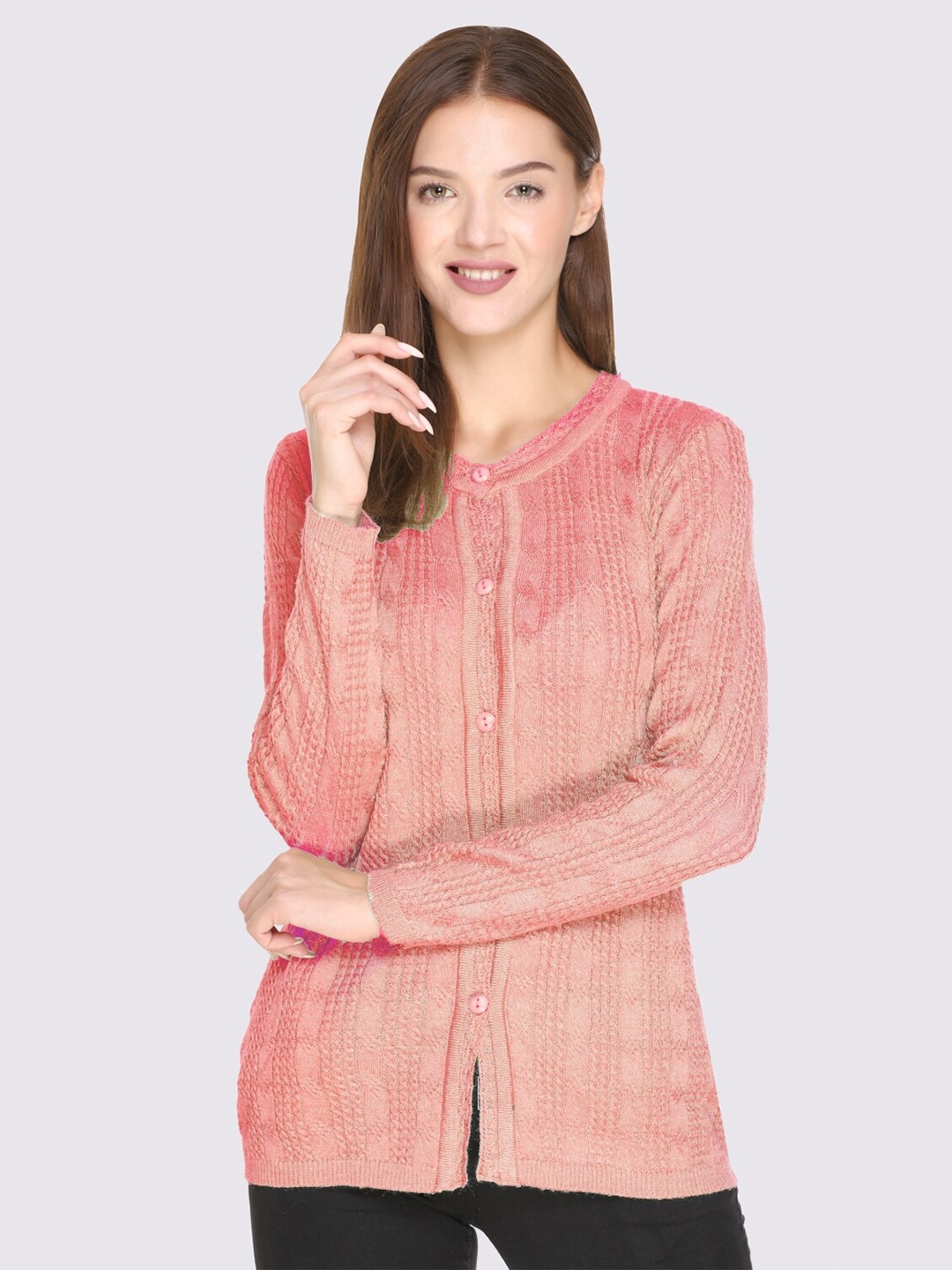

GODFREY Women Rose Cable Knit Cardigan