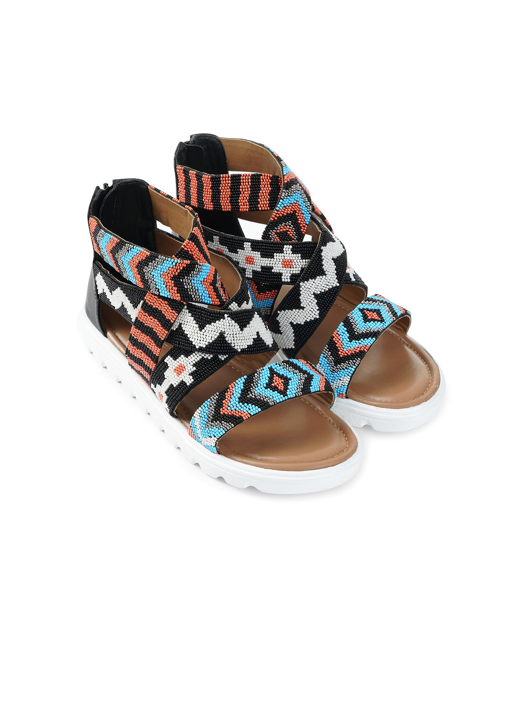 

Sole House Women Blue Open Toe Flats