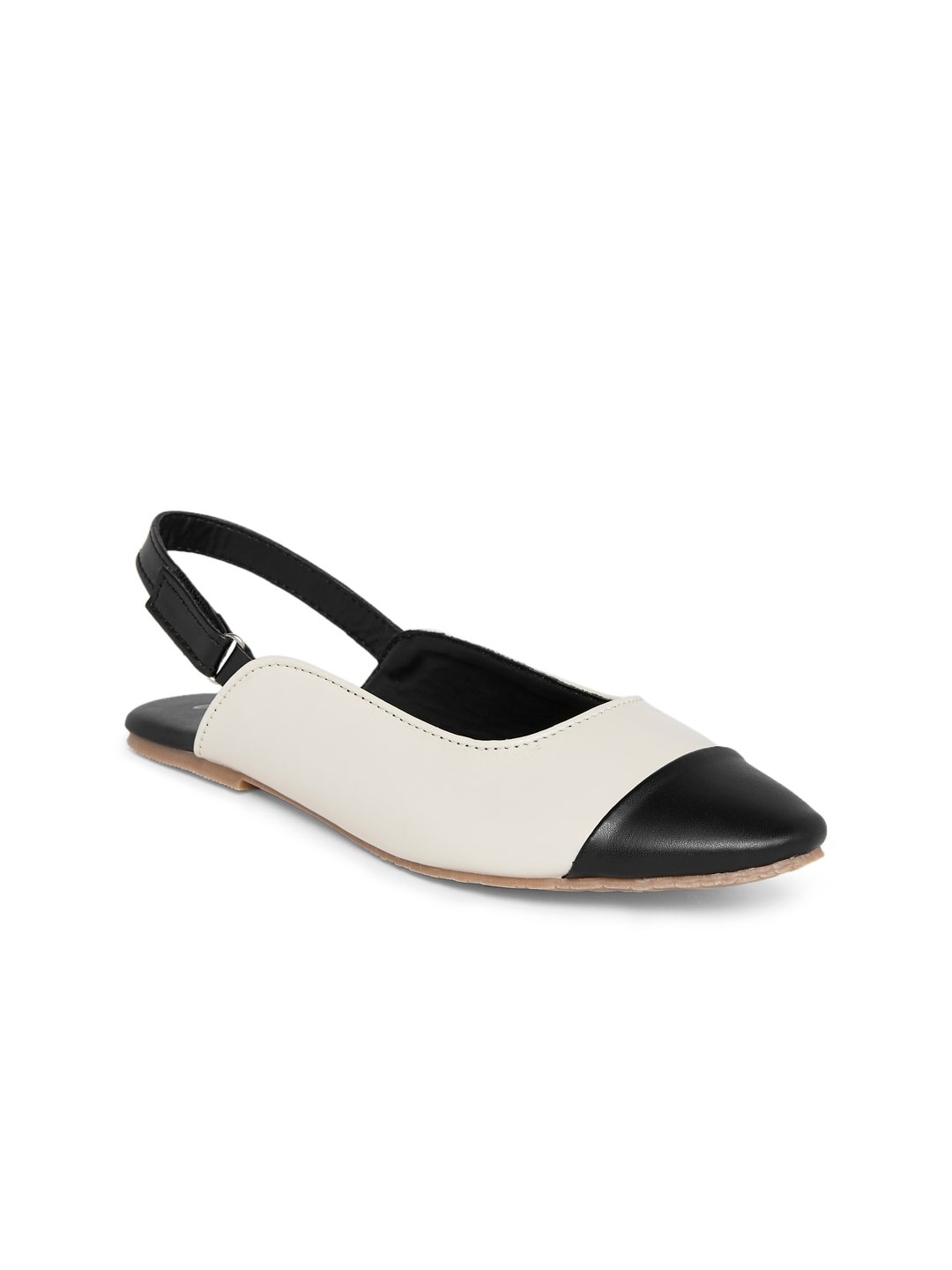 

People Women Black Colourblocked Ballerians