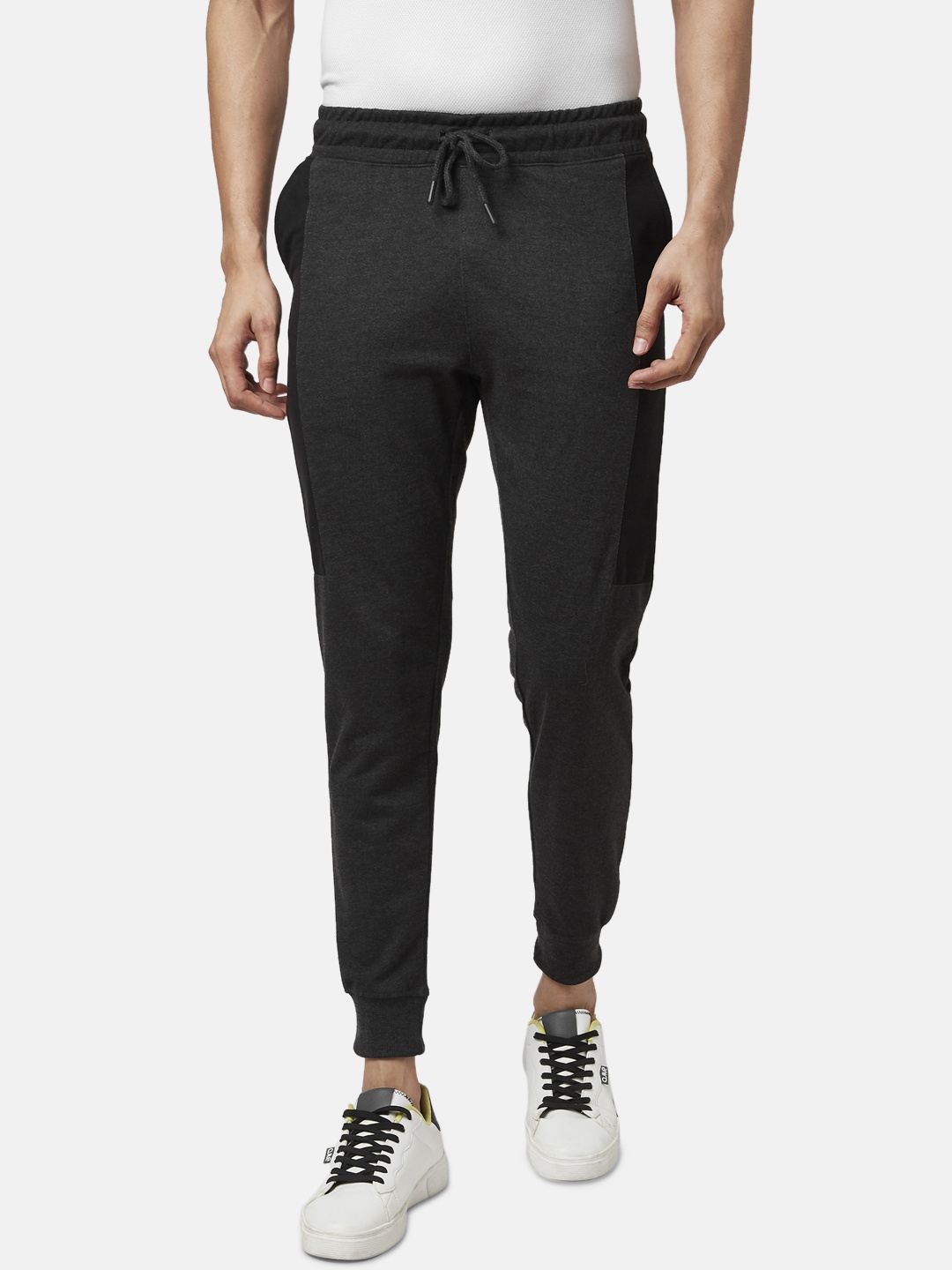 

People Men Charcoal Slim Fit Joggers