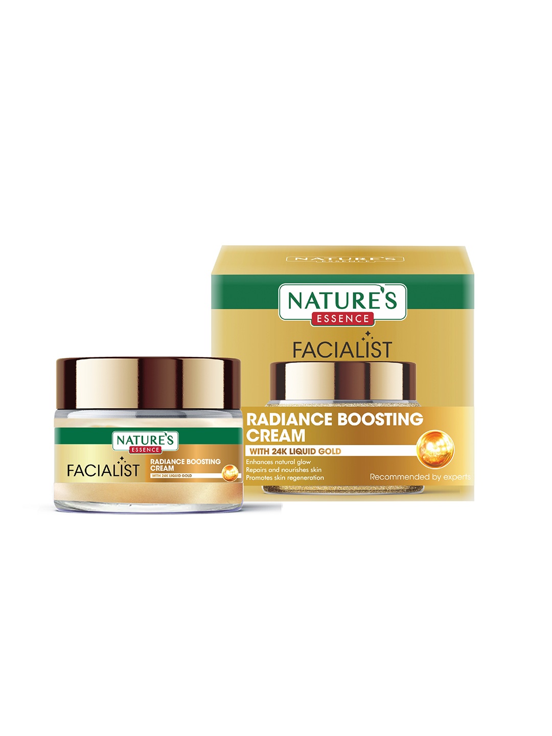 

Natures Essence Facialist Radiance Boosting Cream with 24K Liquid Gold - 45g