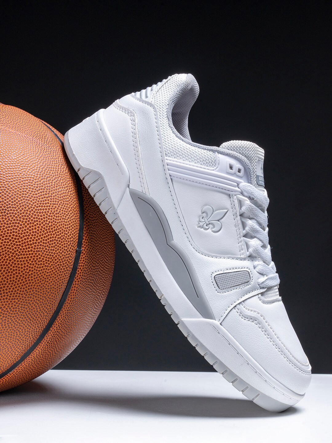 

Bond Street By Red Tape Men White PU Sneakers