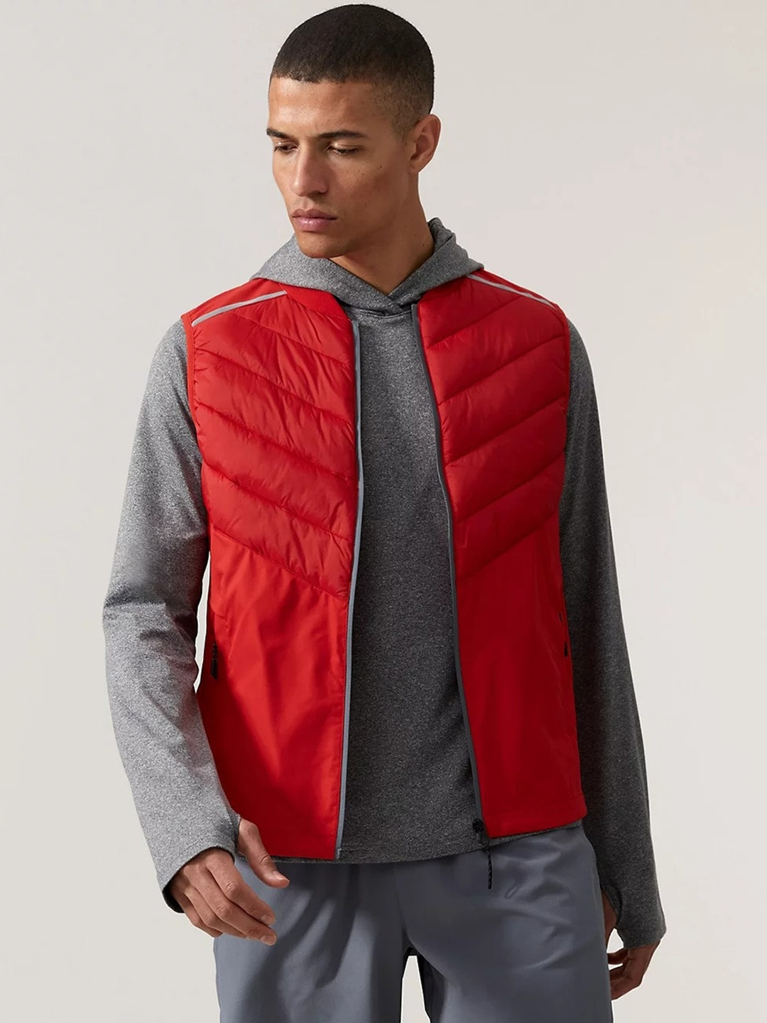 

Marks & Spencer Men Red Lightweight Padded Jacket