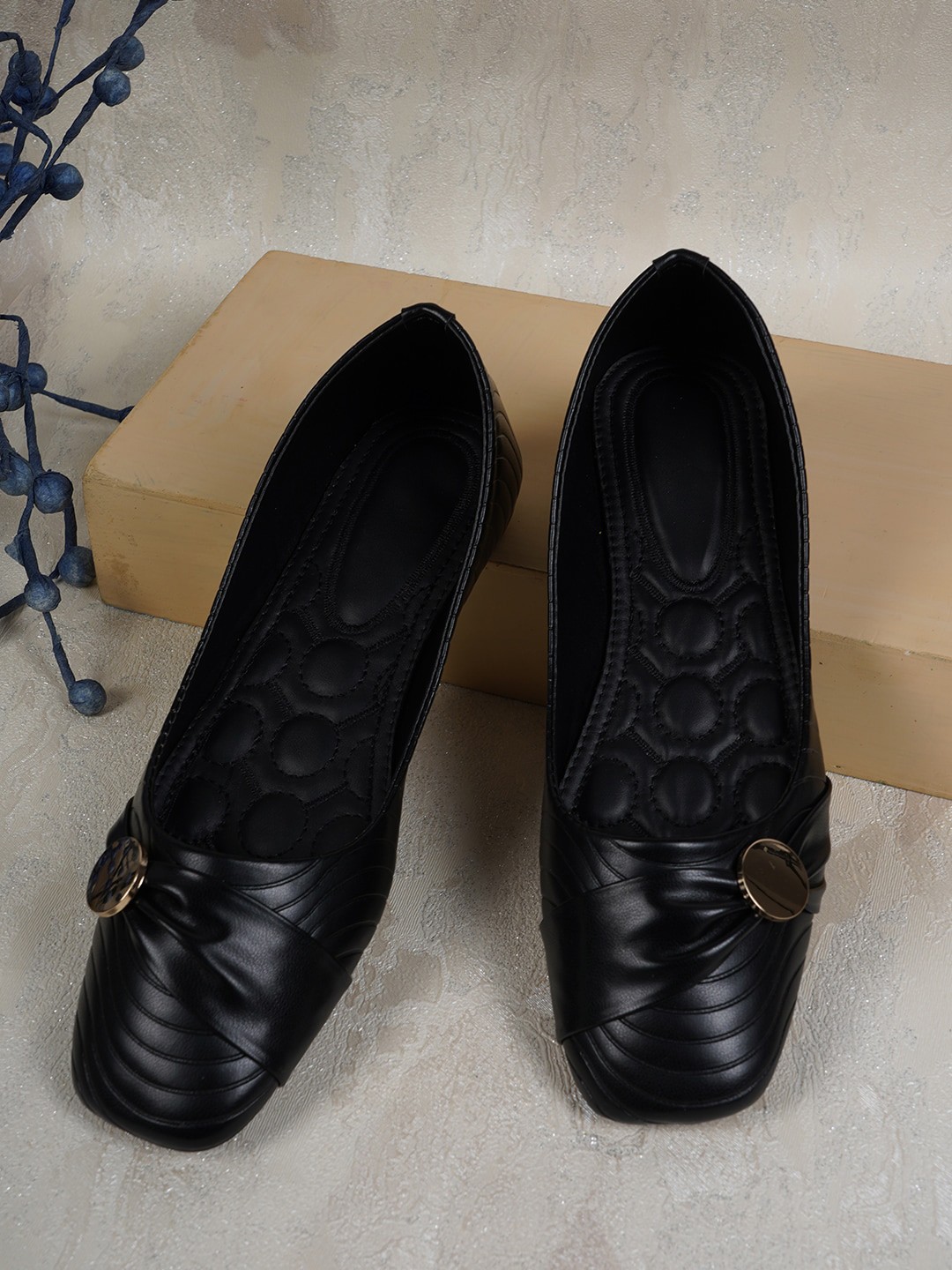 

Style Shoes Women Black Ballerinas Flats