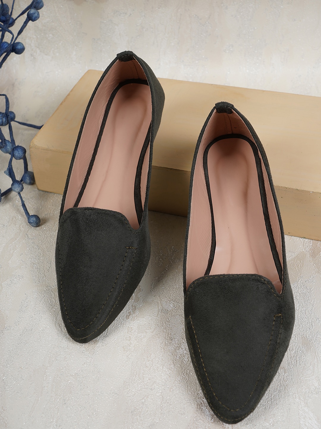 

Style Shoes Women Green Ballerinas Flats