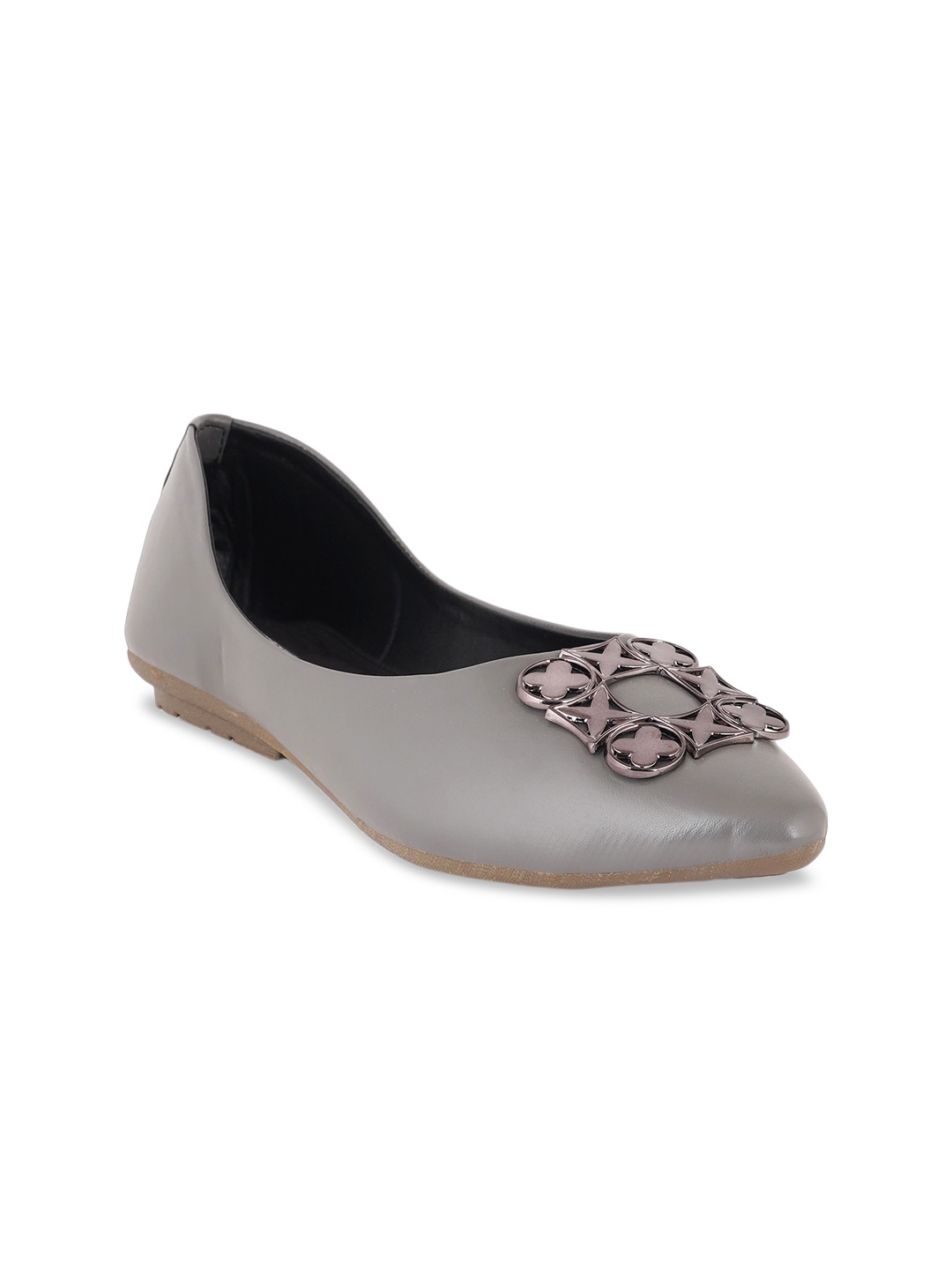 

Style Shoes Women Grey Ballerinas Flats