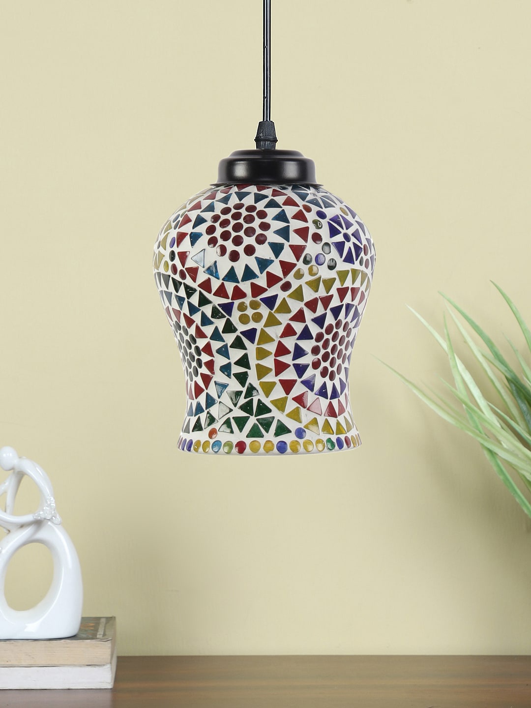 

Devansh White & Red Printed Cluster Ceiling Lamp