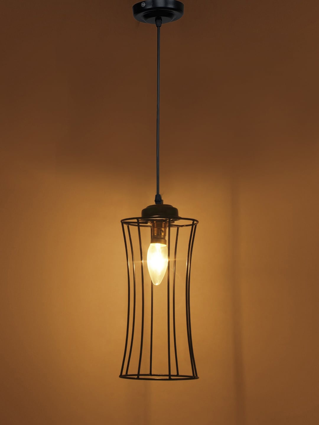 

Devansh Black Iron hanging lamp