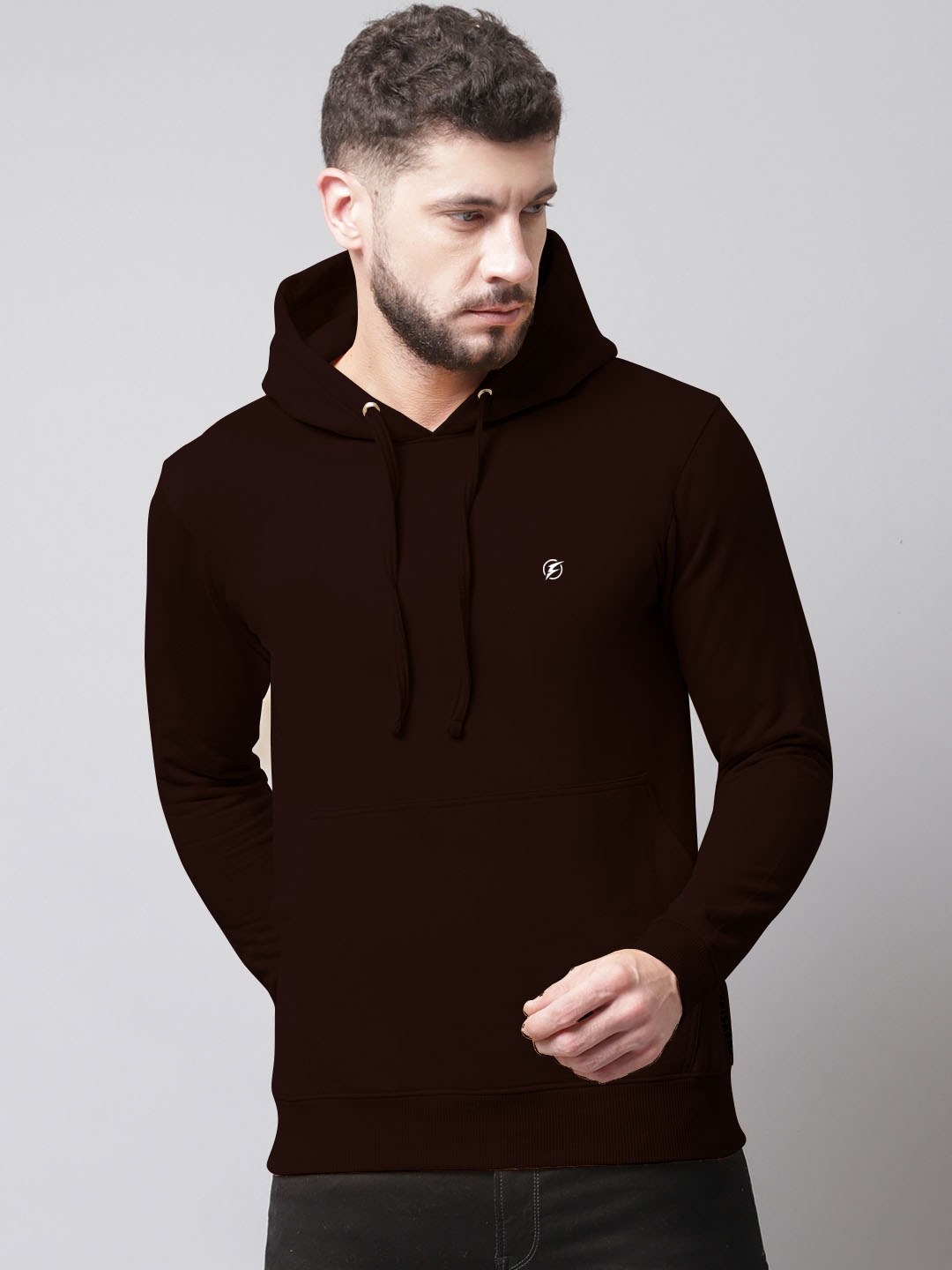 

Friskers Hooded Fleece Sweatshirt, Brown