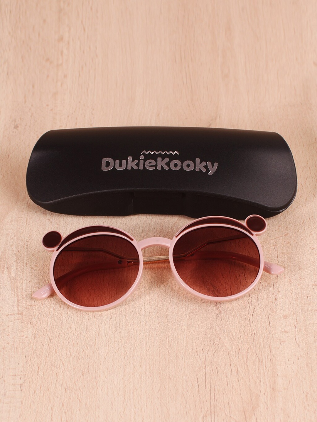 

DukieKooky Kids Brown Lens & Pink Round Sunglasses with UV Protected Lens DKSG361G