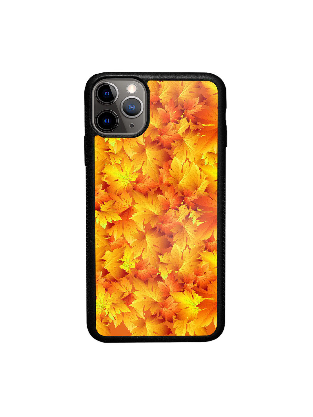 

macmerise Yellow & Orange Colored Printed SK Autumn Time iPhone 11 Pro Max Phone Back Case