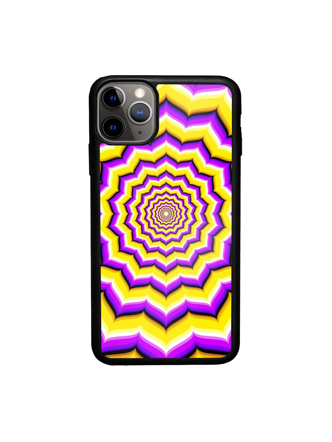 

macmerise Purple Printed Soul Gazing Design iPhone 11 Pro Max Bumper Phone Back Case