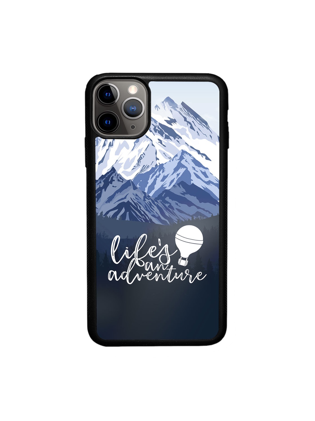 

Macmerise White & Blue Printed iPhone 11 Pro Max Bumper Phone Back Case