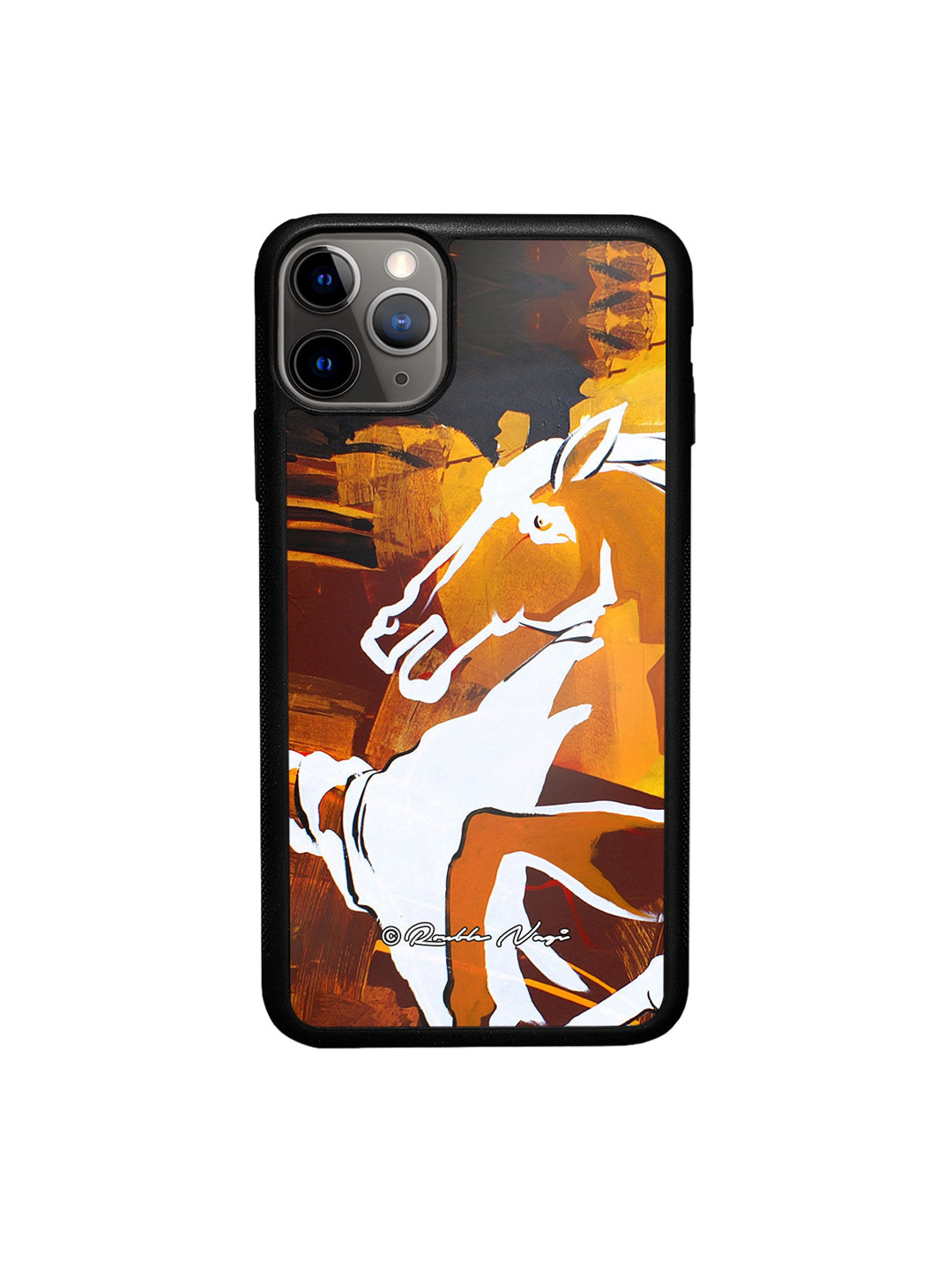 

Macmerise Brown & White Glory Run Design Printed iPhone 11 Pro Bumper Phone Back Case