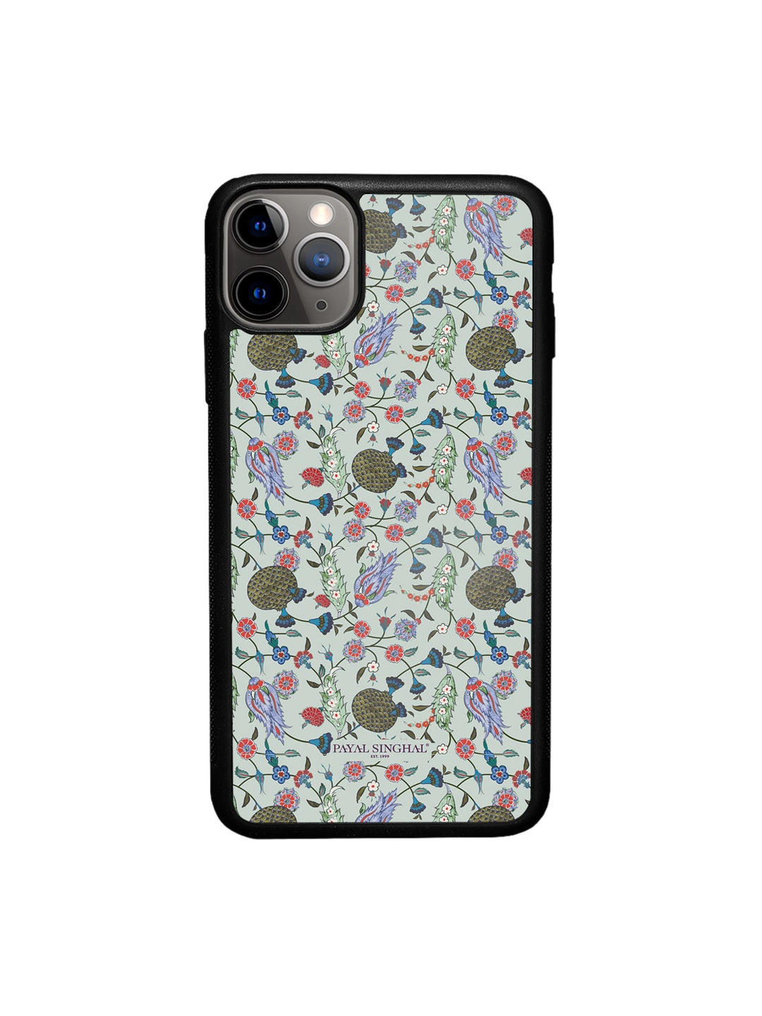 

macmerise White & Red Floral Printed iPhone 11 Pro Max Mobile Accessories
