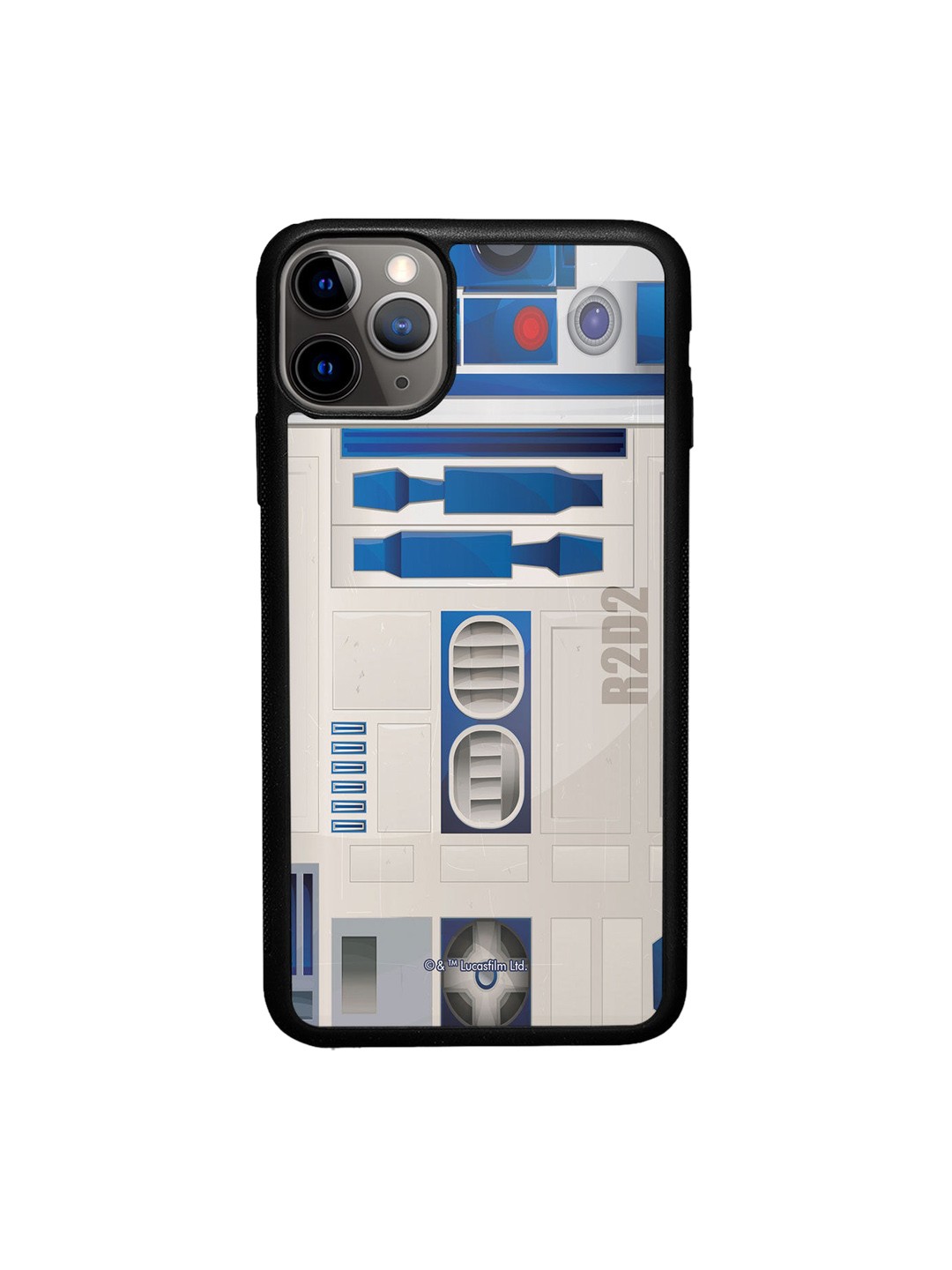

macmerise Grey Printed Attire R2D2 Design iPhone 11 Pro Back Case