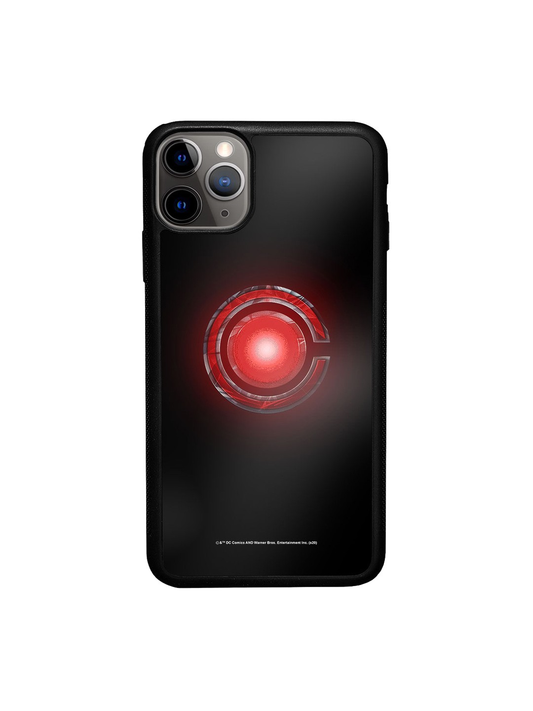 

macmerise Black & Red Printed iPhone 11 Pro Max Bumper Back Case