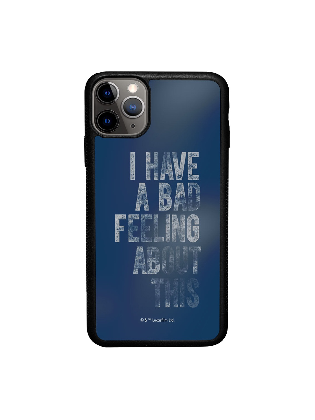 

macmerise Blue & White Printed iPhone 11 Pro Back Case