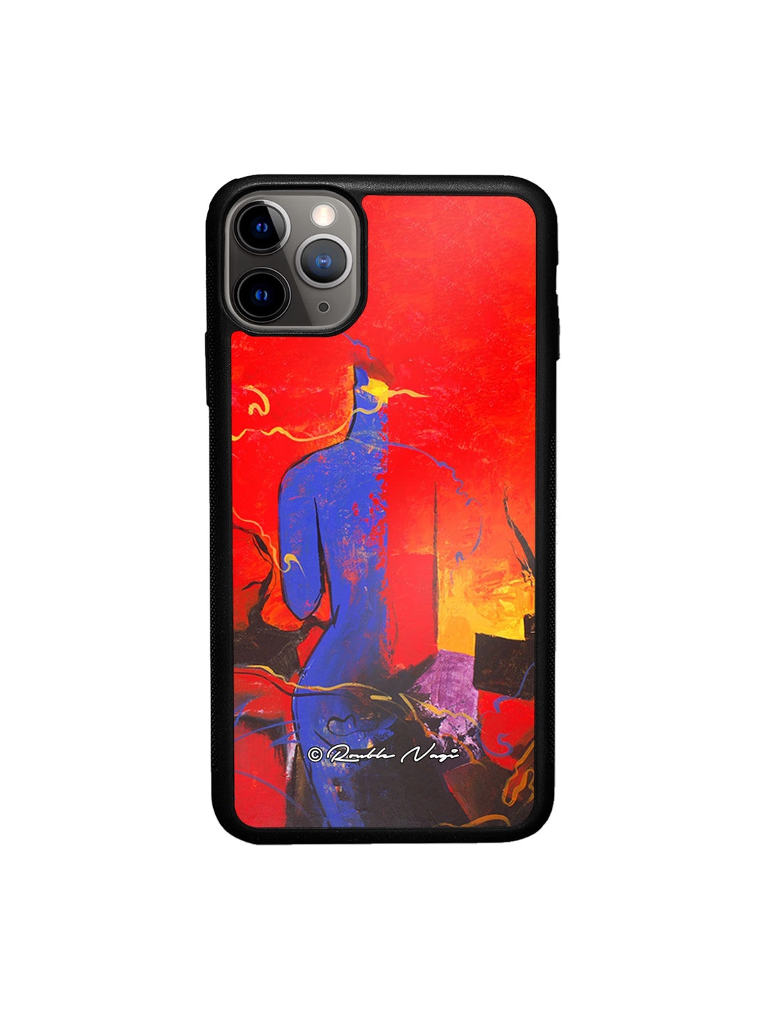 

macmerise Red Printed Building a Mystery iPhone 11 Pro Bumper Case