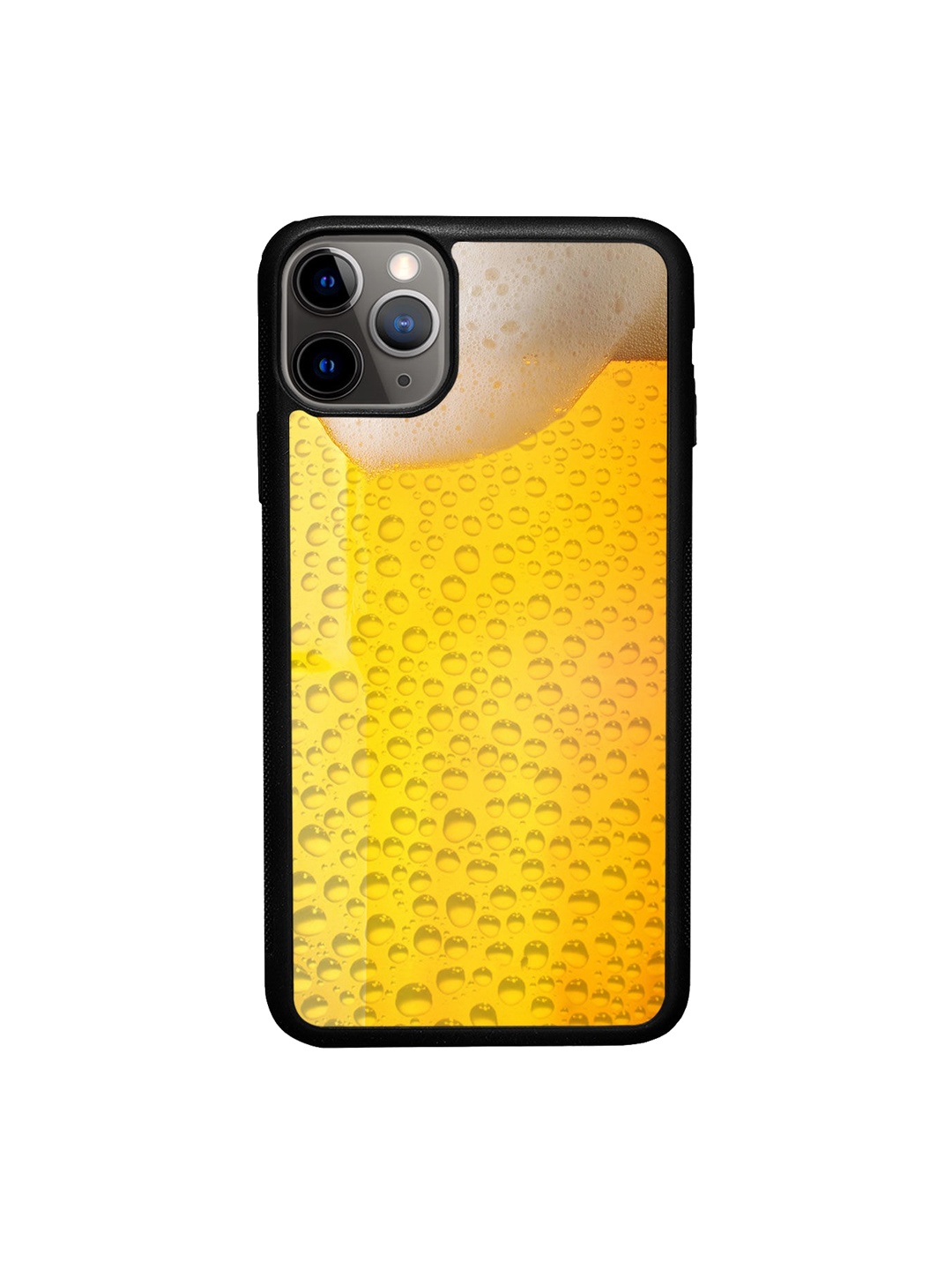 

macmerise Yellow Printed Chug It iPhone 11 Pro Bumper Case