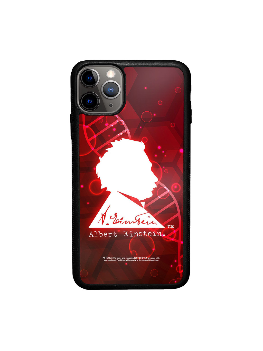 

macmerise Black & Red Printed iPhone 11 Pro Back Case