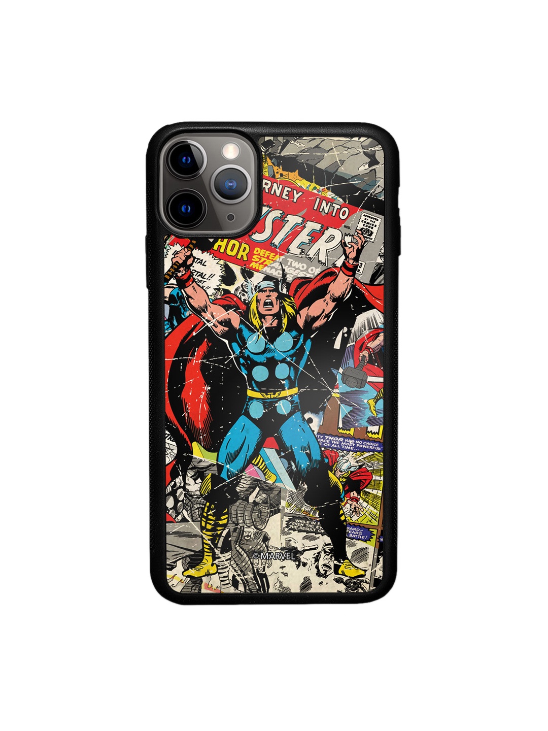 

Macmerise Grey & Red iPhone 11 Pro Back Case