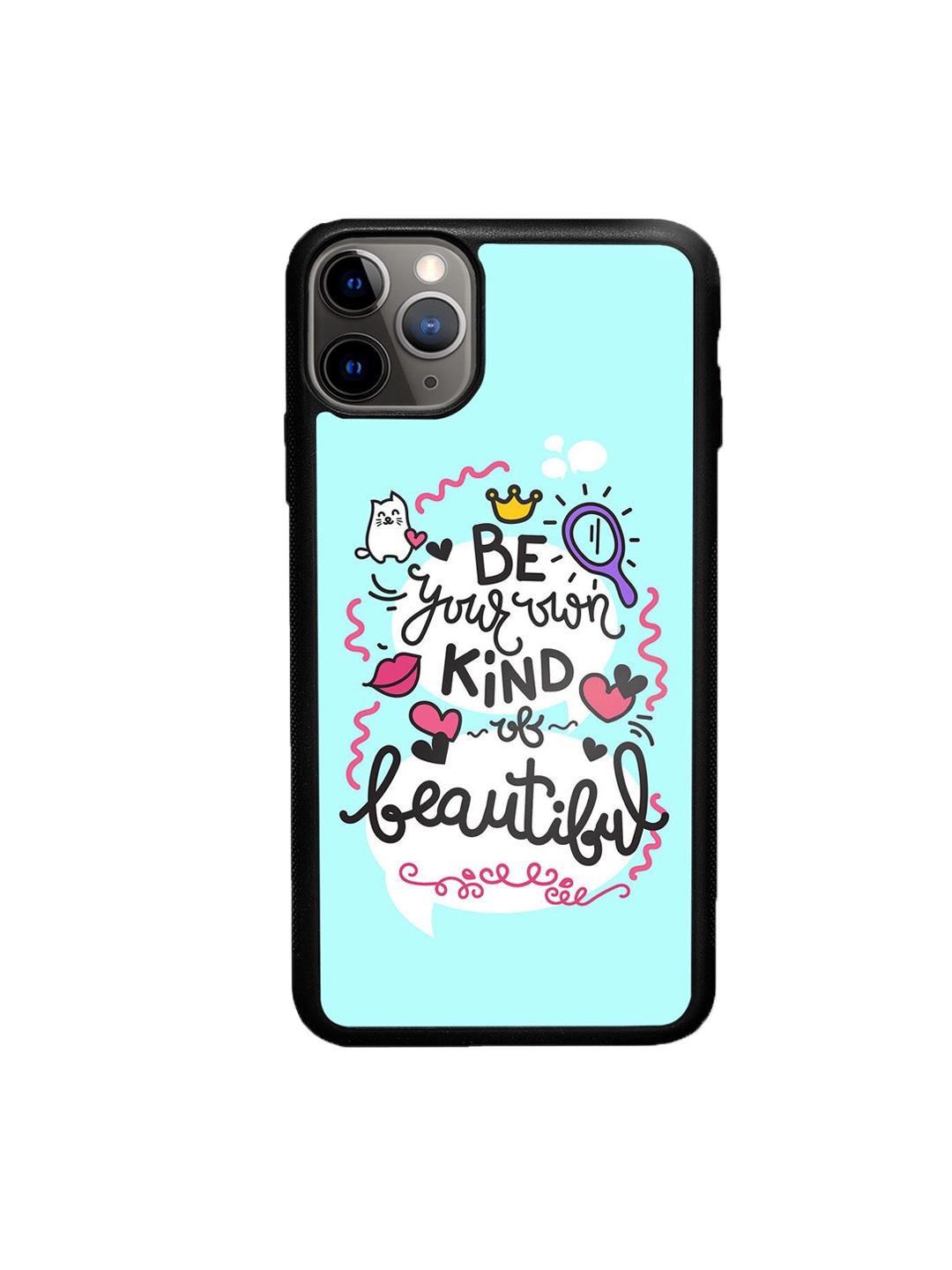 

macmerise Blue Printed Be Your Own Kind Of Beautiful Design iPhone 11 Pro Bumper Phone Back Case