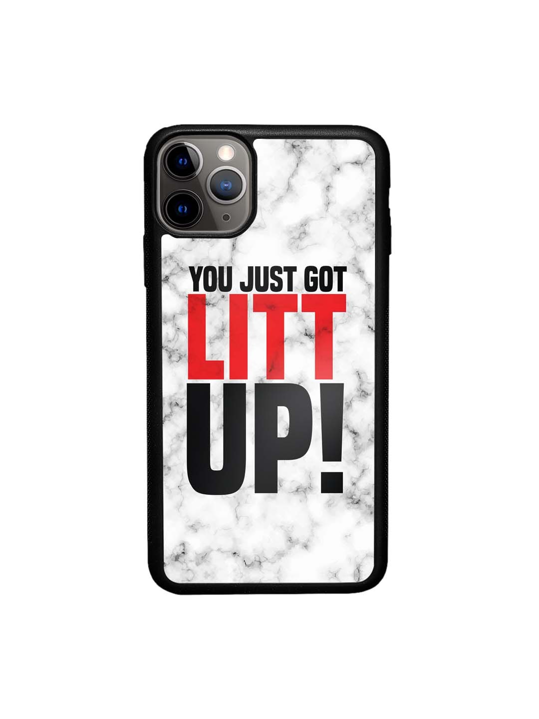 

macmerise White Printed iPhone 11 Pro Max Bumper Back Case