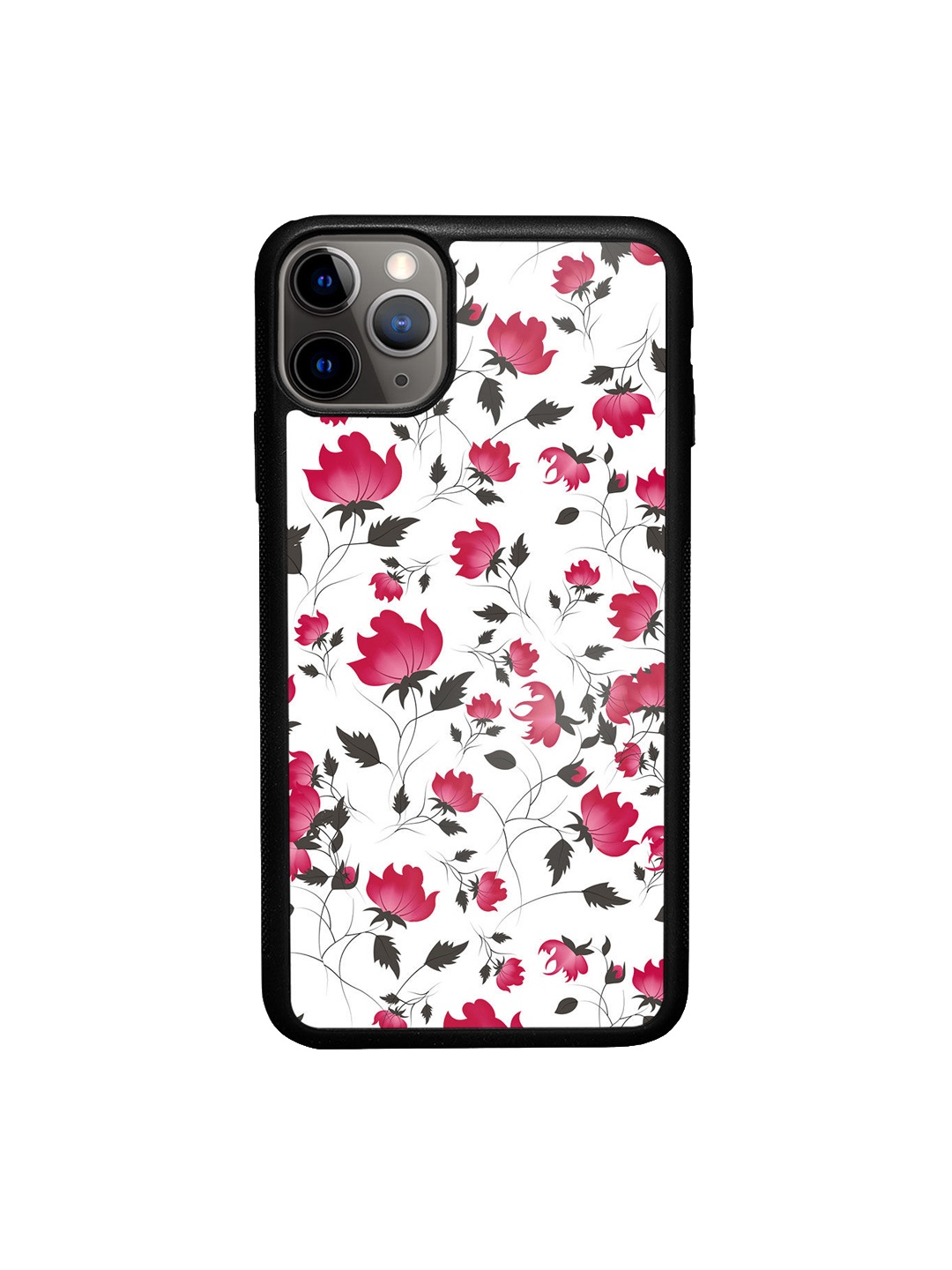 

macmerise White & Pink iPhone 11 Pro Max Bumper Back Case