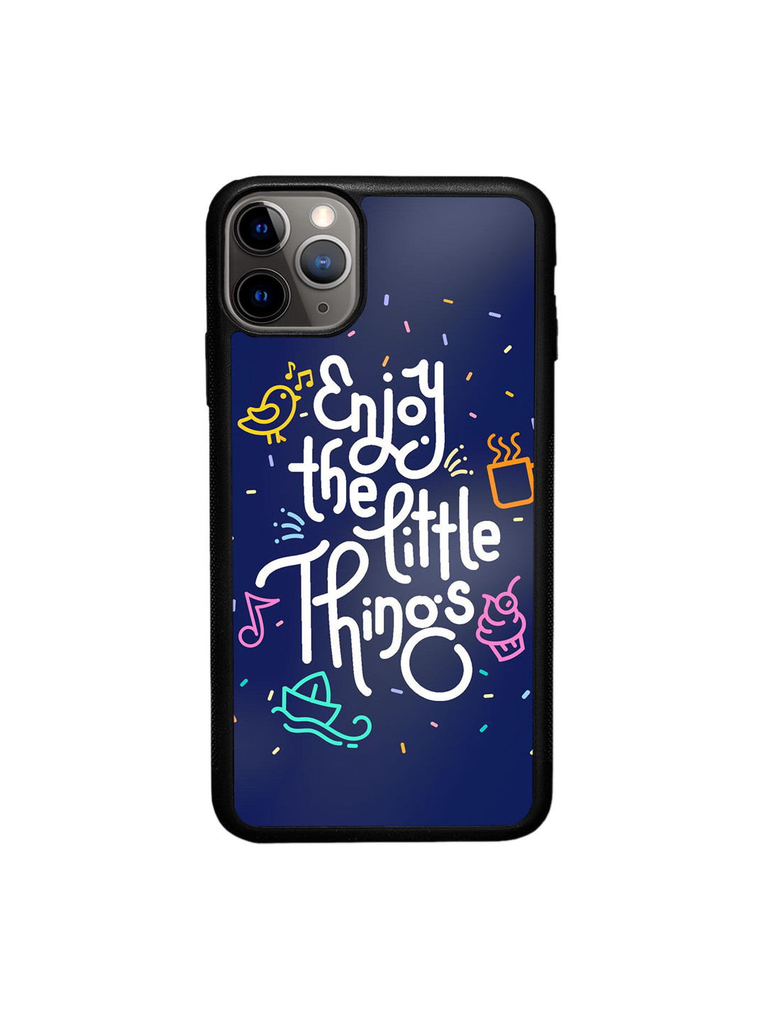 

macmerise Blue Printed iPhone 11 Pro Bumper Back Case