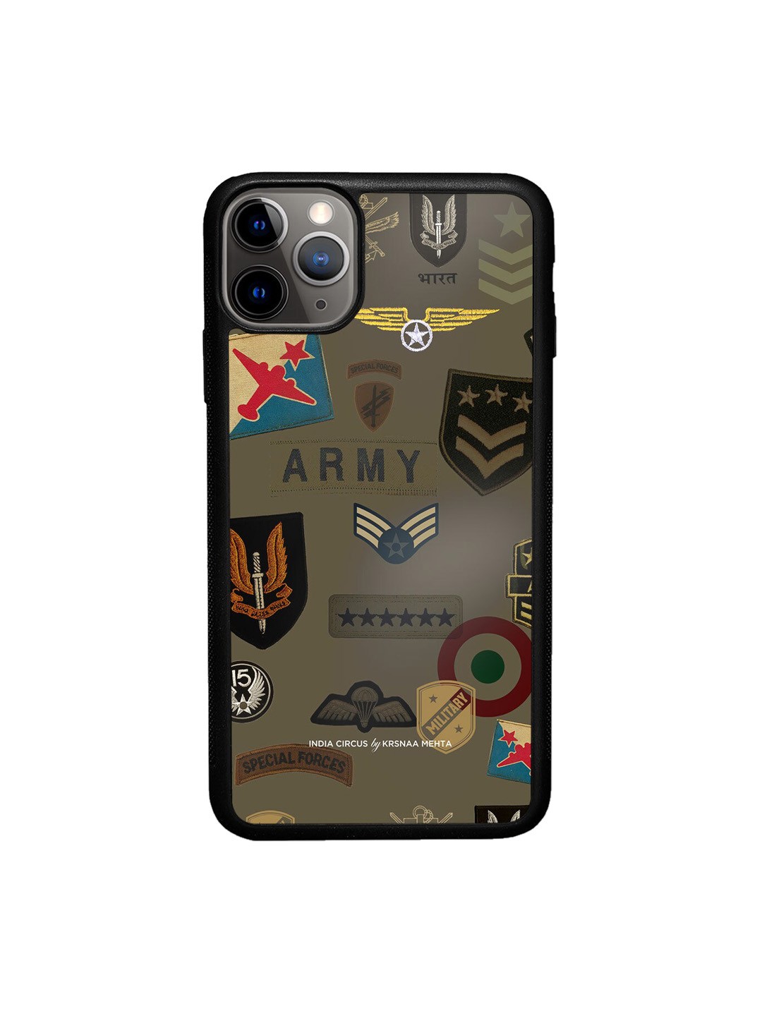 

macmerise Black Printed Roger that Design iPhone 11 Pro Max Bumper Phone Back Case