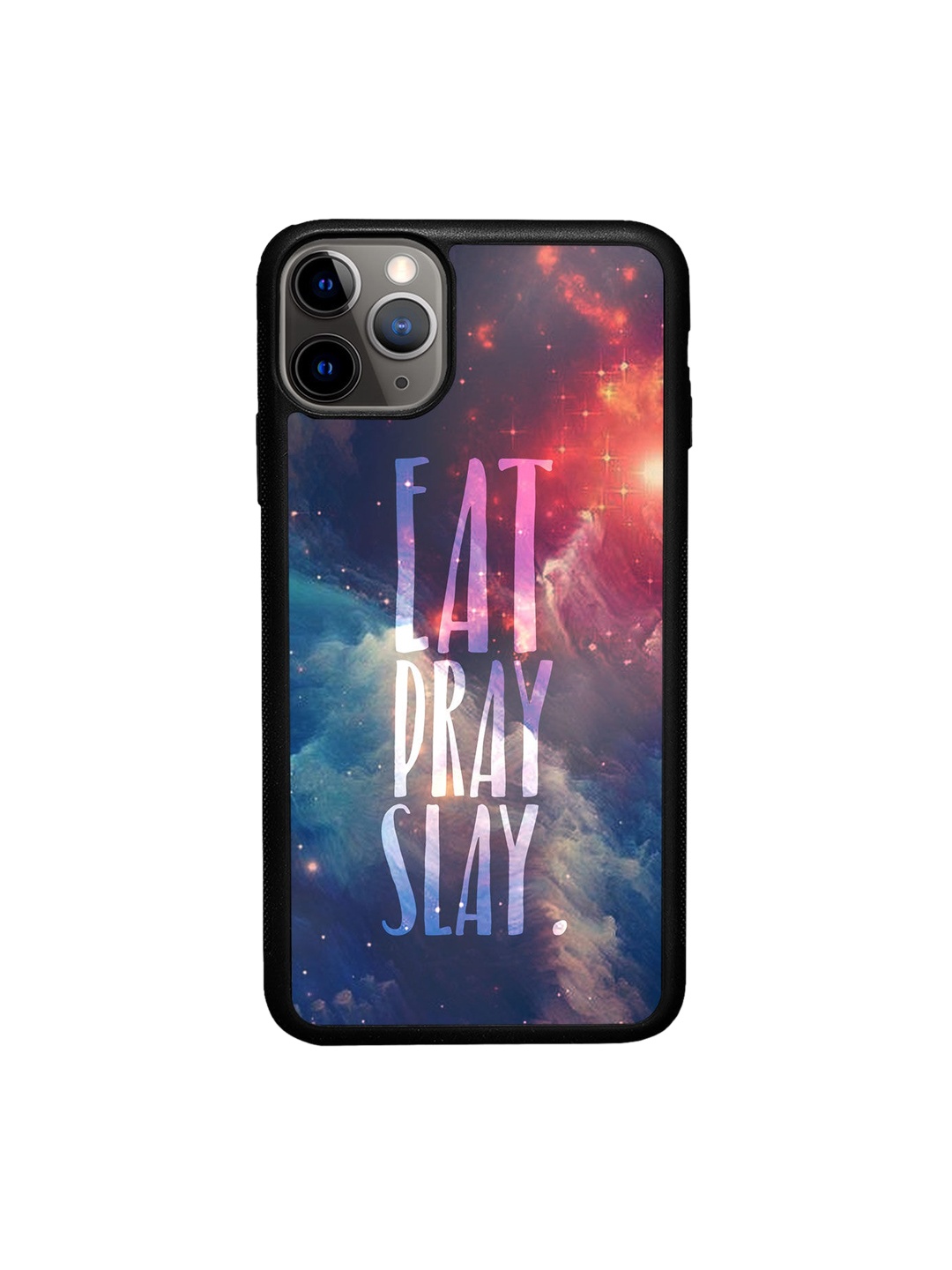 

Macmerise Blue & Red Eat Pray Slay Design iPhone 11 Pro Back Case