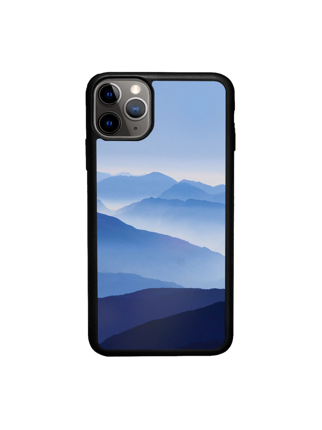 

macmerise Blue Printed The High Mountains iPhone 11 Pro Max Bumper Case