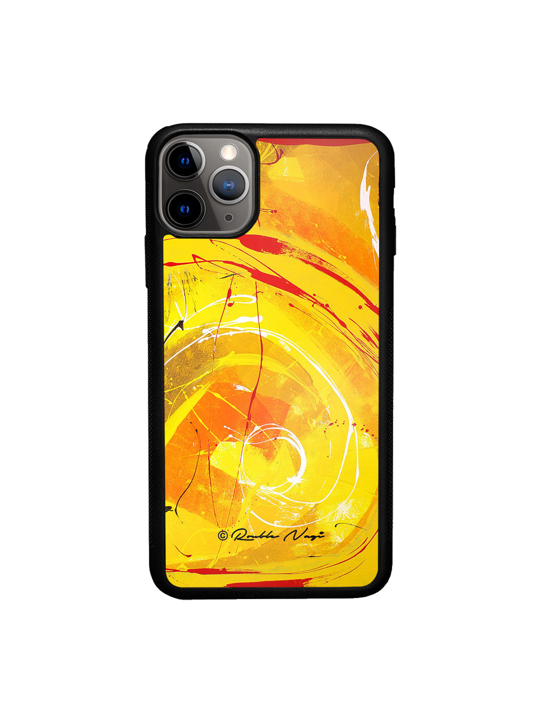 

macmerise Yellow Printed Sun Flower Design iPhone 11 Pro Max Bumper Phone Back Case