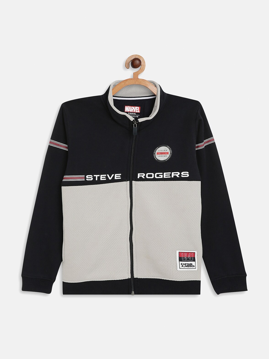 

Octave Boys Black Colourblocked Sweatshirt