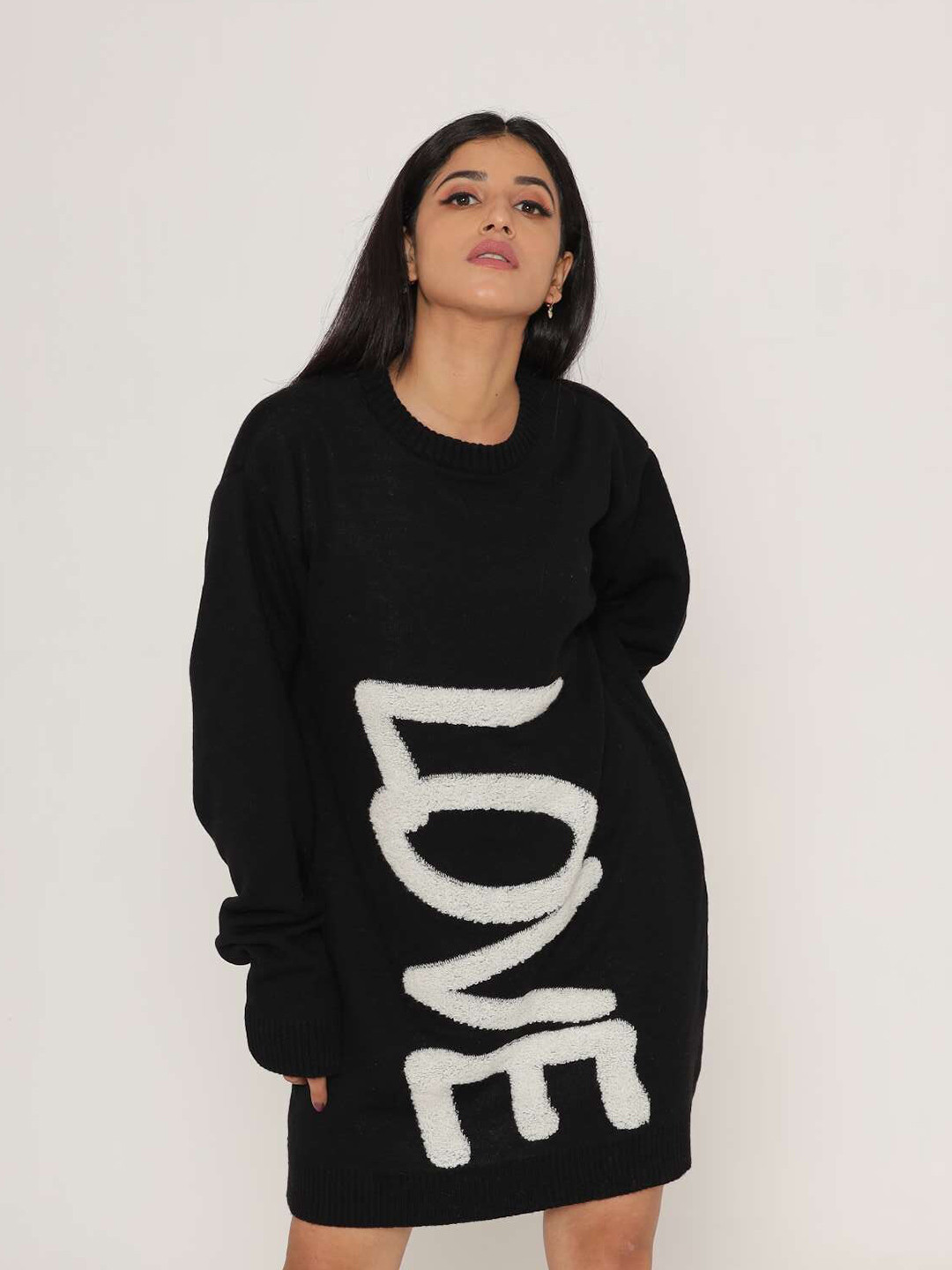 

KASMA Women Black Jumper Dress