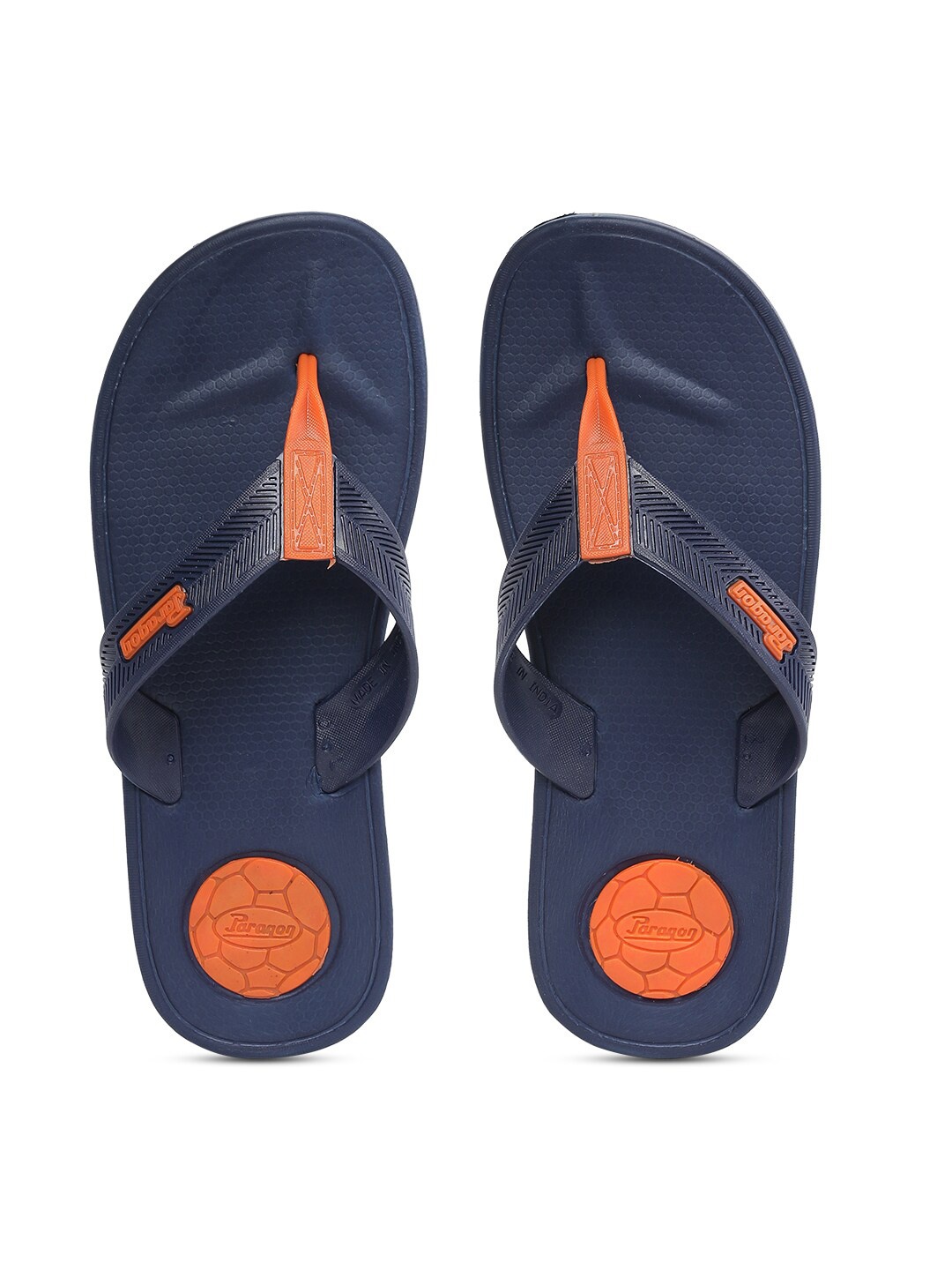 

Paragon Men Blue & Orange Thong Flip-Flops