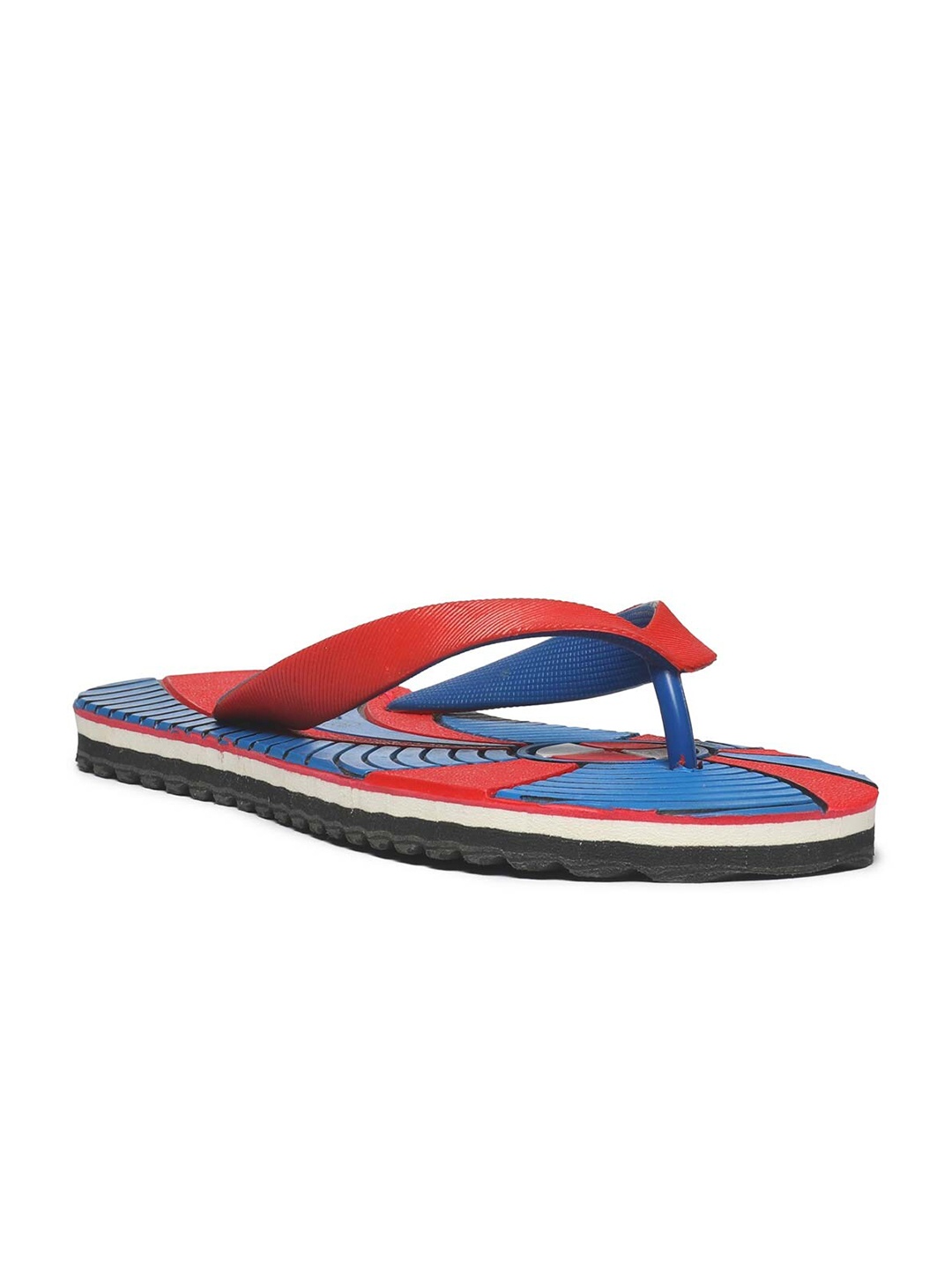 

Paragon Men Blue & Red Printed Rubber Thong Flip-Flops