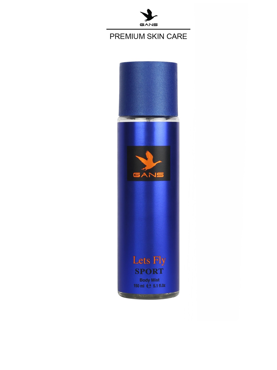 

Gans Men Lets Fly Body Mist 150ml, Transparent