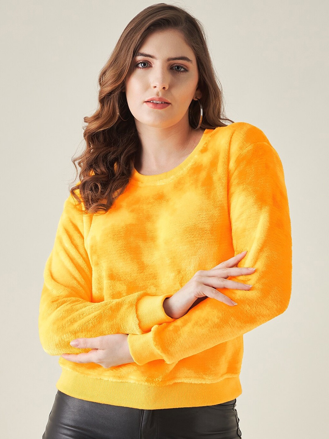 

Modeve Women Yellow Pullover