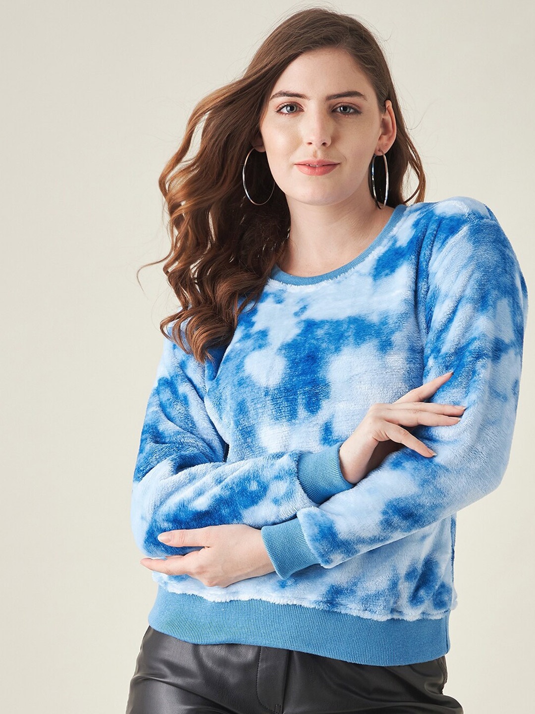 

Modeve Women Blue & White Pullover