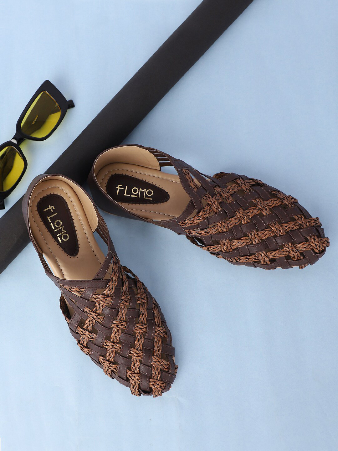 

FLOMO Women Brown Mules Flats