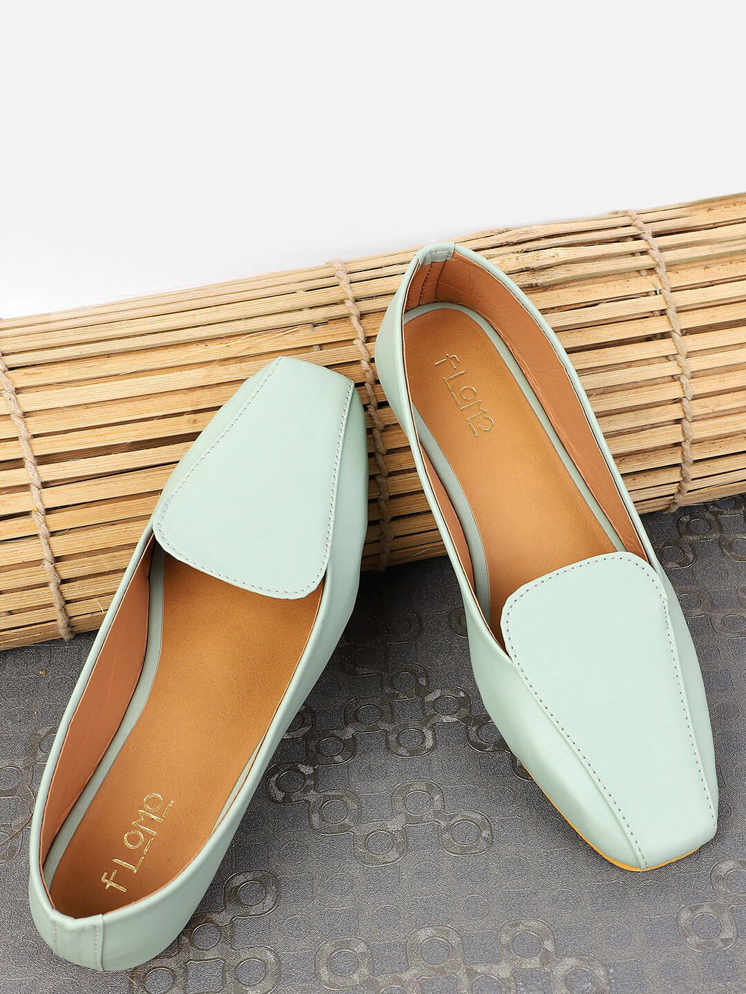 

FLOMO Women Green Ballerinas Flats